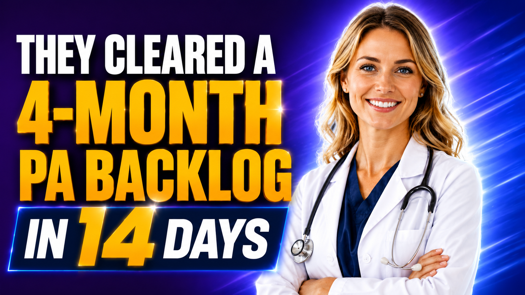They cleared a 4-month PA backlog in 14 days