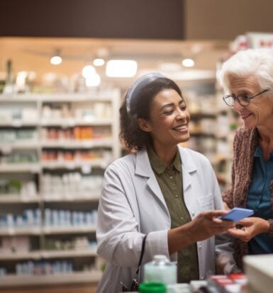 Team of pharmacy billing experts reviewing denied claims.