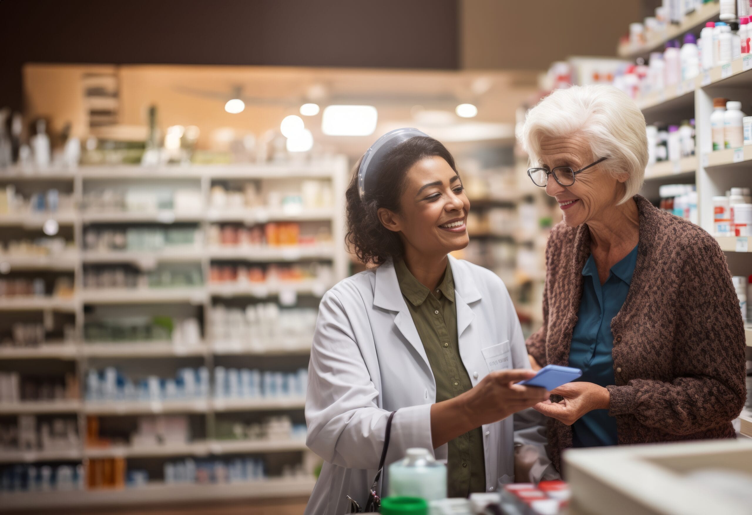 Team of pharmacy billing experts reviewing denied claims.