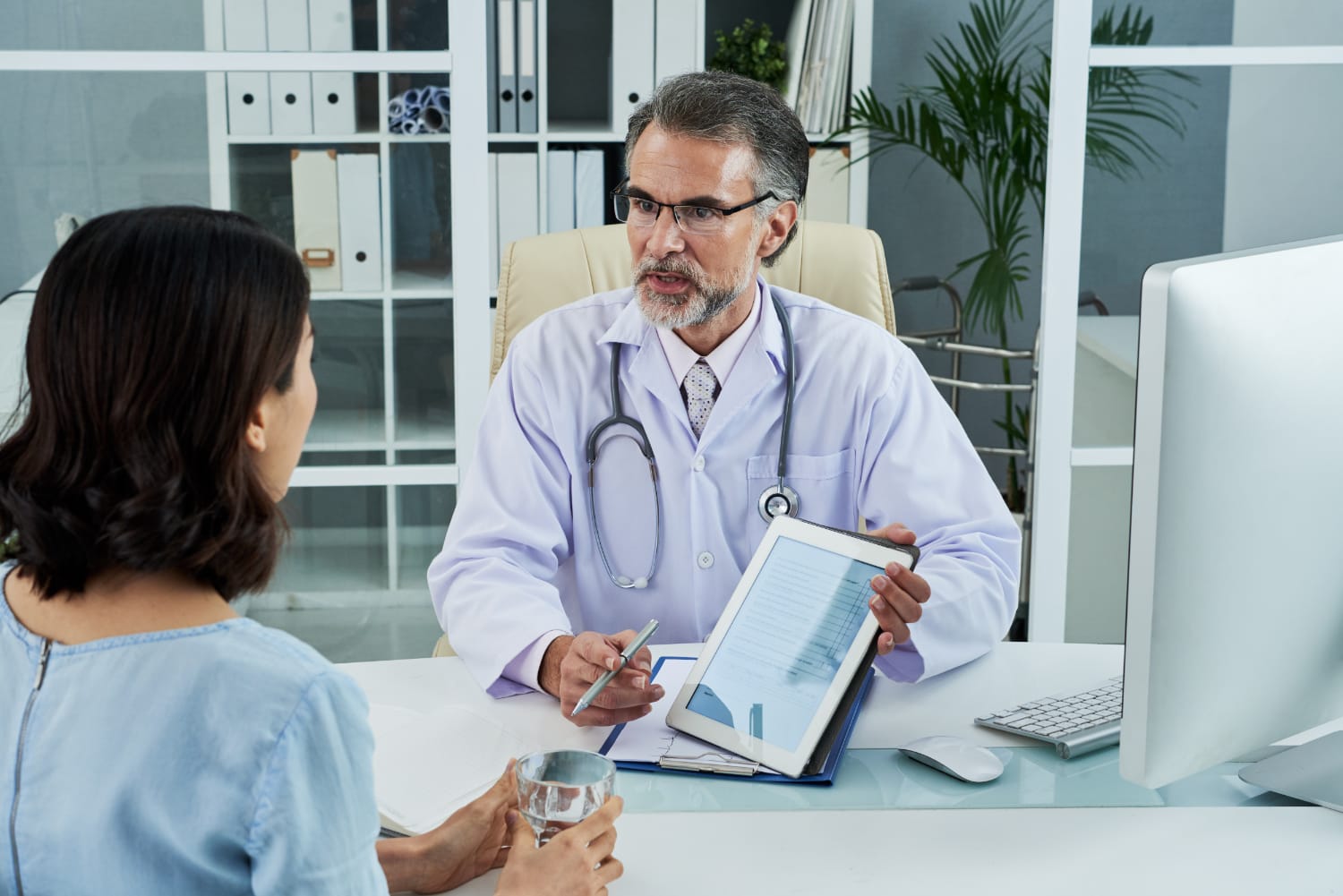 A compliance expert reviewing Medicare documents for an LTC facility in The Bronx