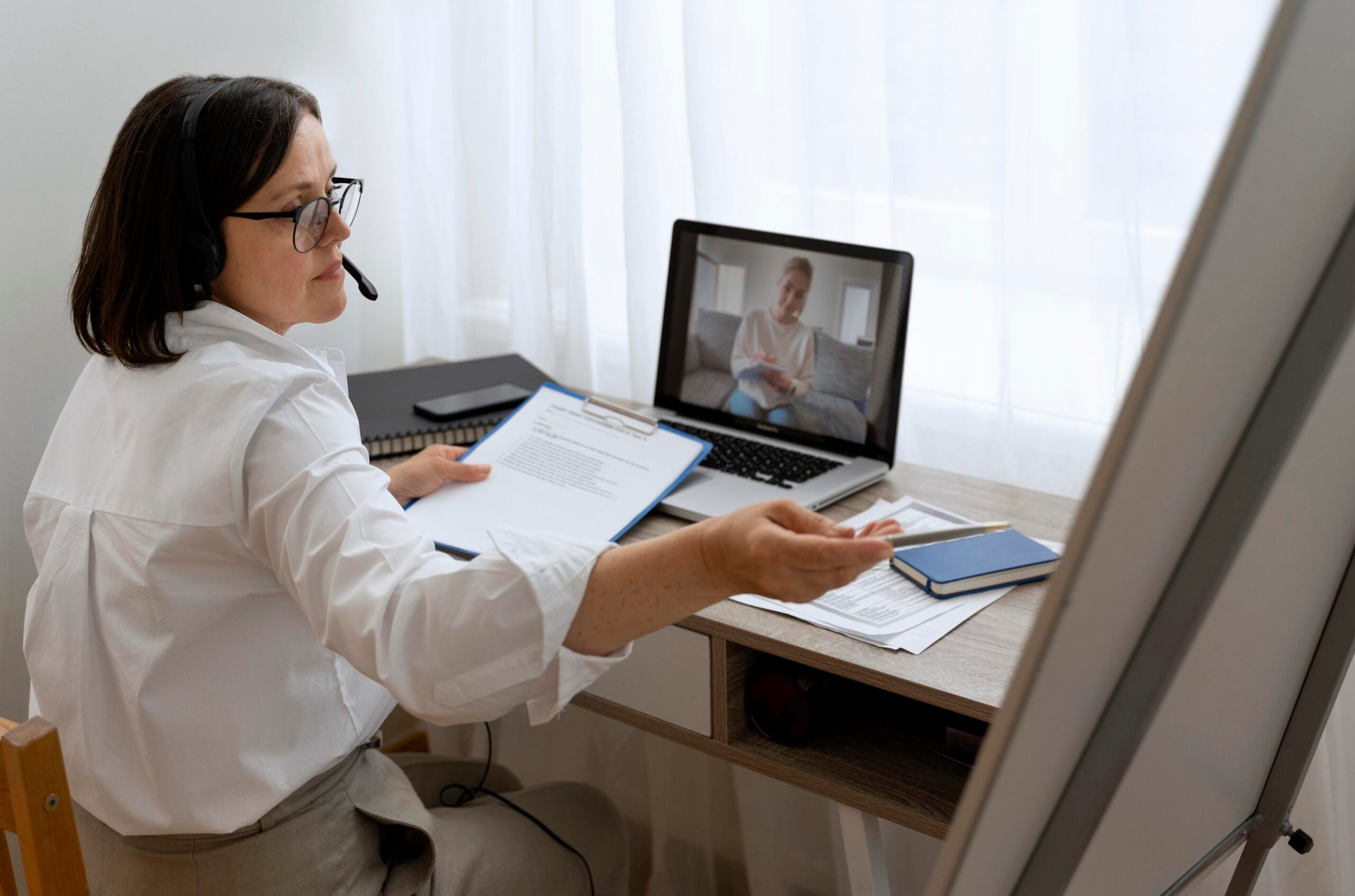 Table showcasing the top five benefits of telehealth outsourcing for healthcare providers.