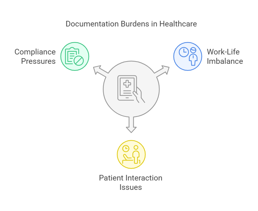 Documentation burdens in healthcare