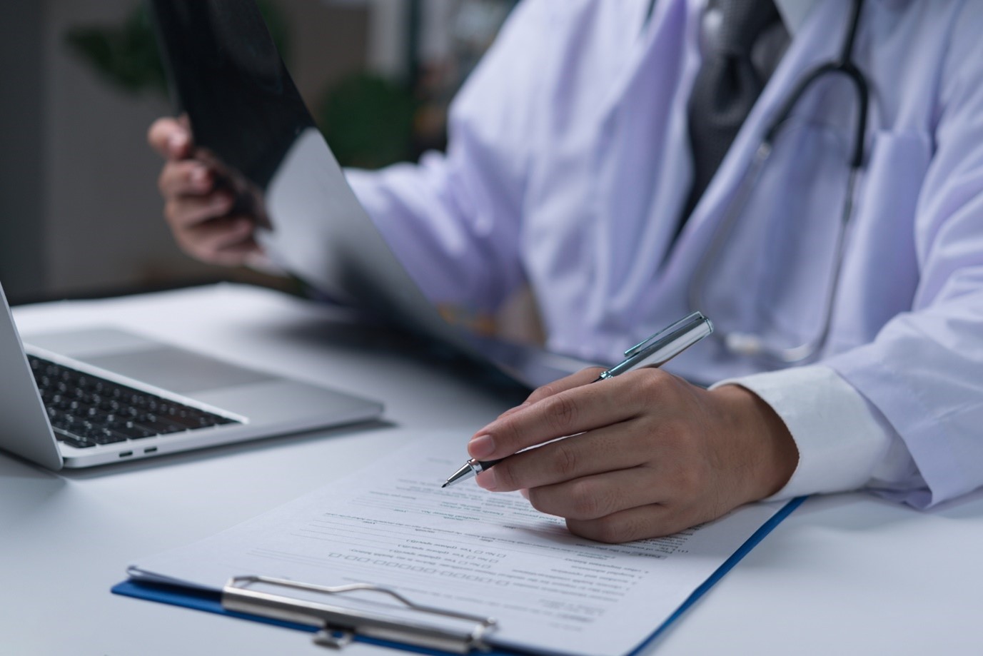 Infographic on the technological impact on prior authorization, highlighting automation, error reduction, efficiency, and faster approvals.
