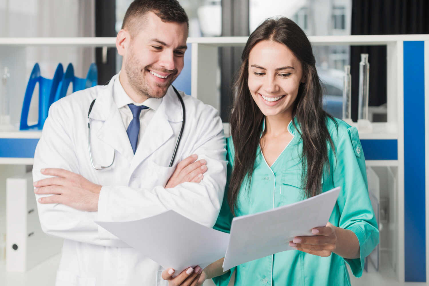 Illustration representing top prior authorization services in healthcare, showcasing automation, outsourcing, and efficiency.