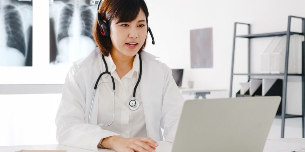 Virtual Assistant for Doctors providing remote medical support, managing patient records, and scheduling appointments.