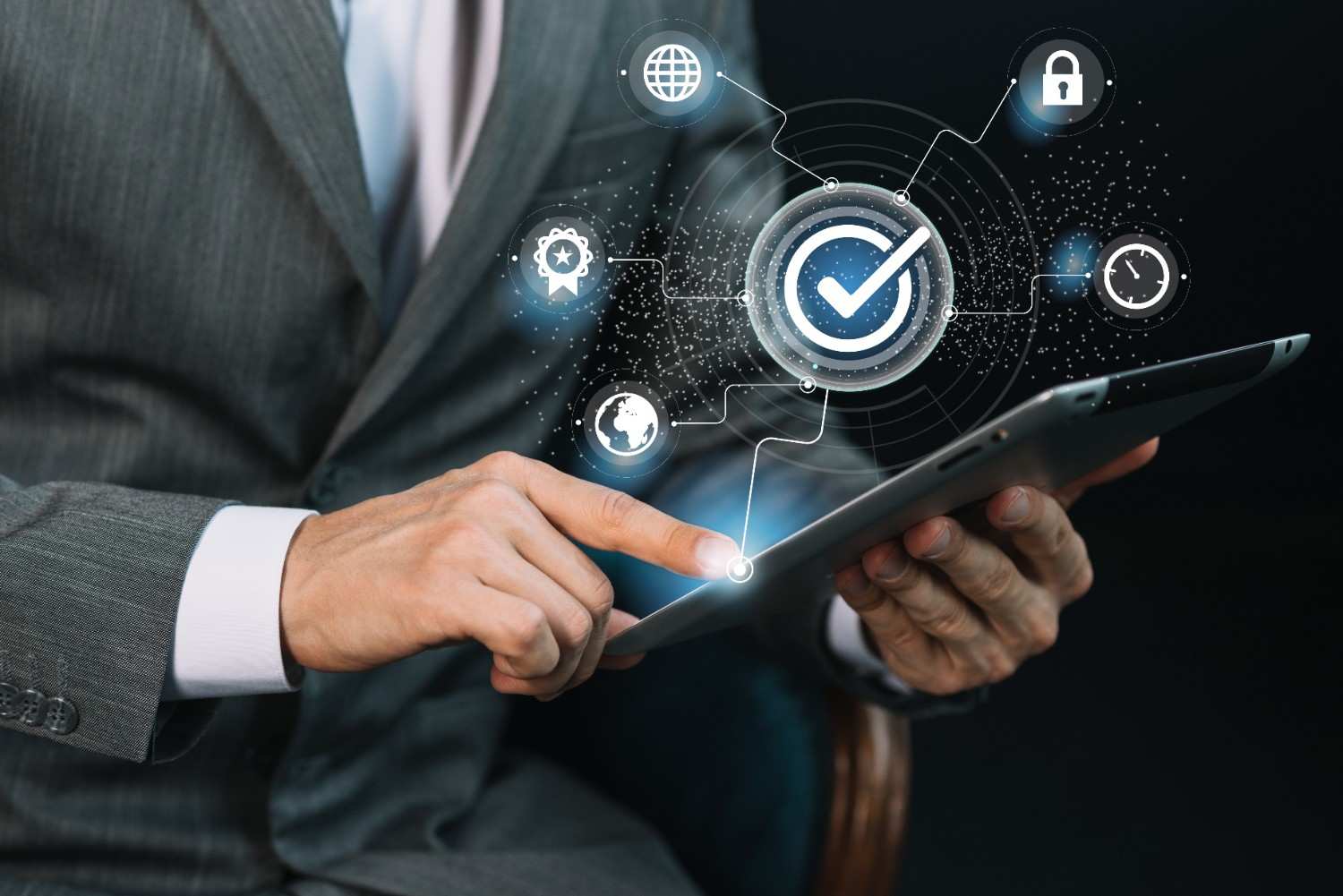 Digital automation for Healthcare preauthorization solutions on a tablet.