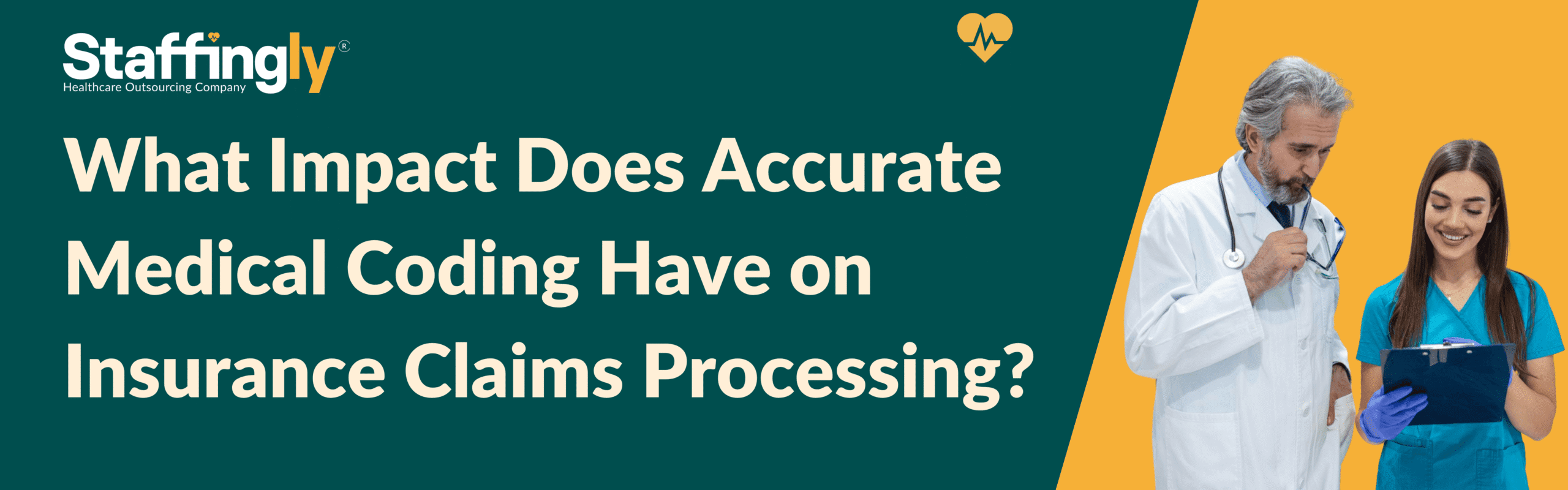 Accurate medical coding ensures timely insurance claims processing and reduces denials, improving healthcare operations.