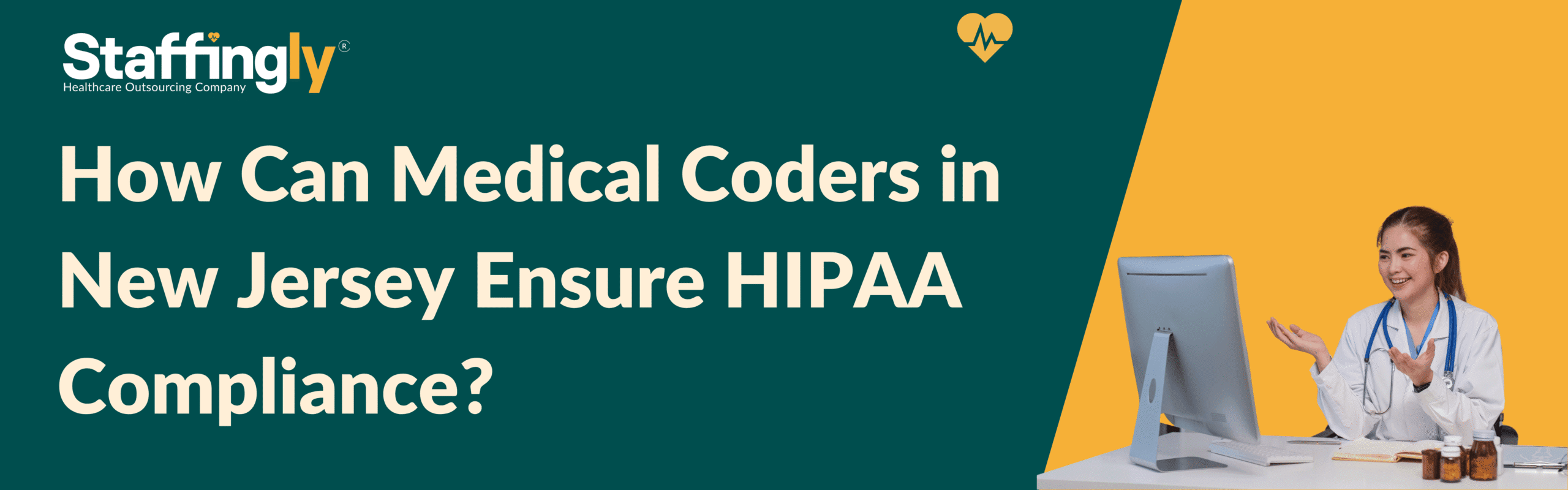 Medical coders ensuring HIPAA compliance in New Jersey.