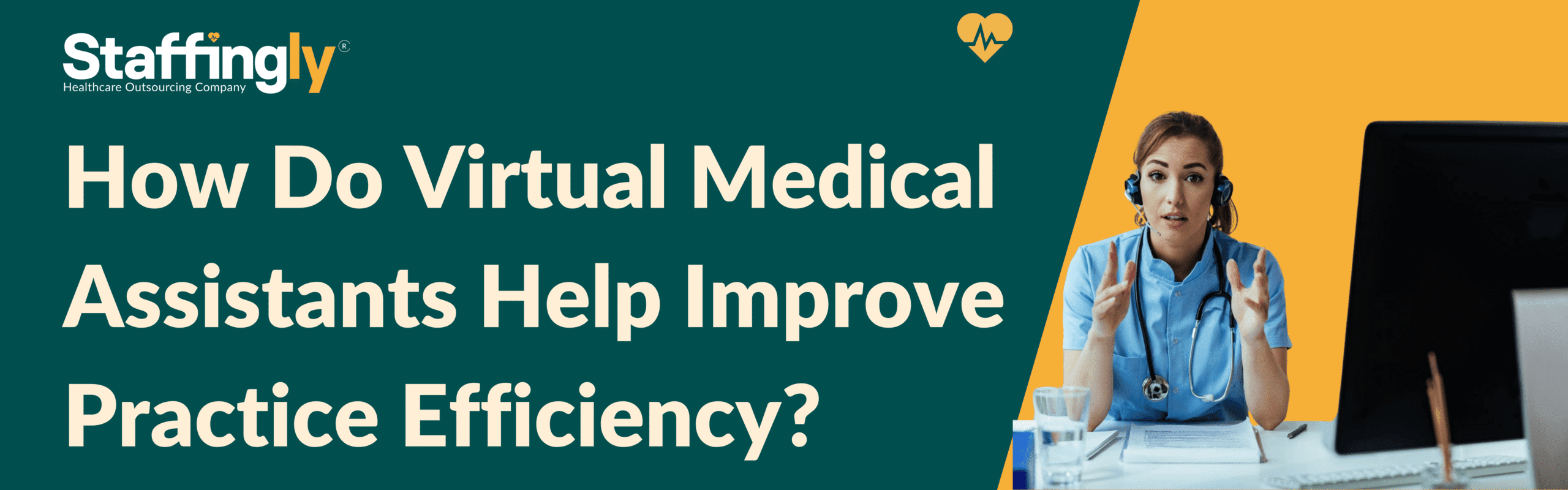 Virtual medical assistant supporting healthcare practice remotely