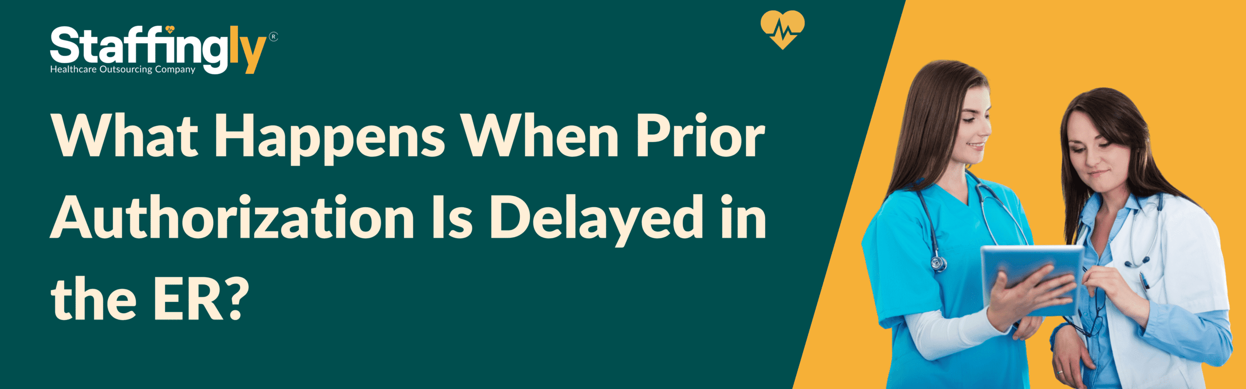 Emergency room doctor dealing with prior authorization delays