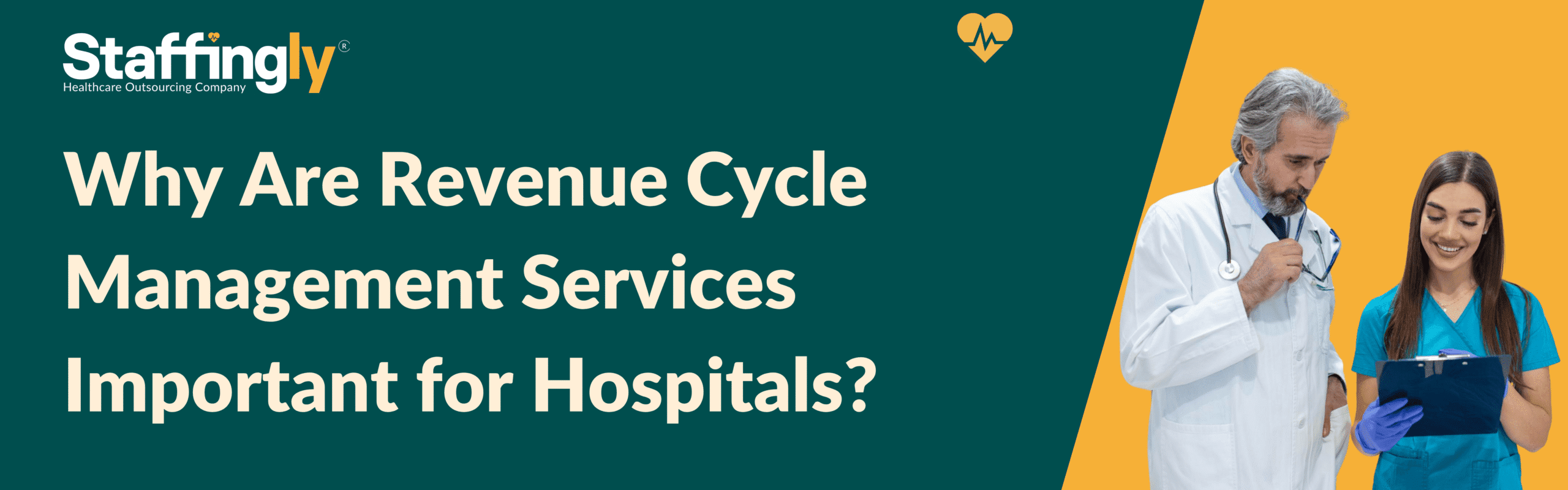 Hospital finance team analyzing revenue cycle management data on a digital dashboard