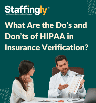 Healthcare staff verifying patient insurance details on a secure system.