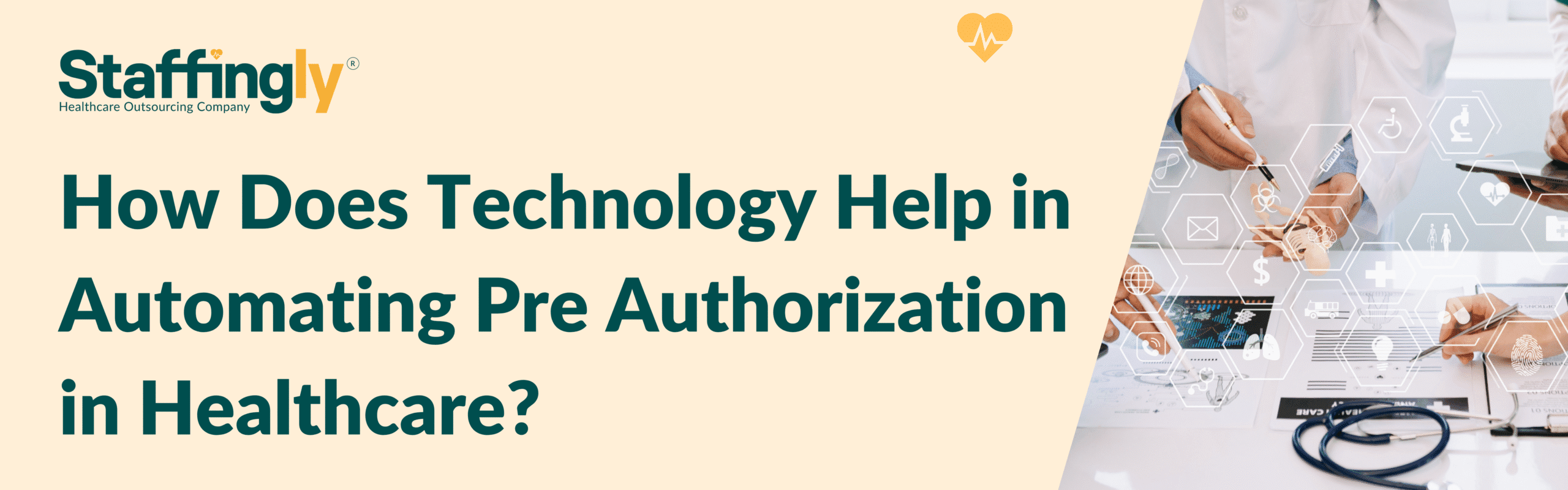 Table showing clinic improvements after automating pre-authorization with Staffingly Inc.
