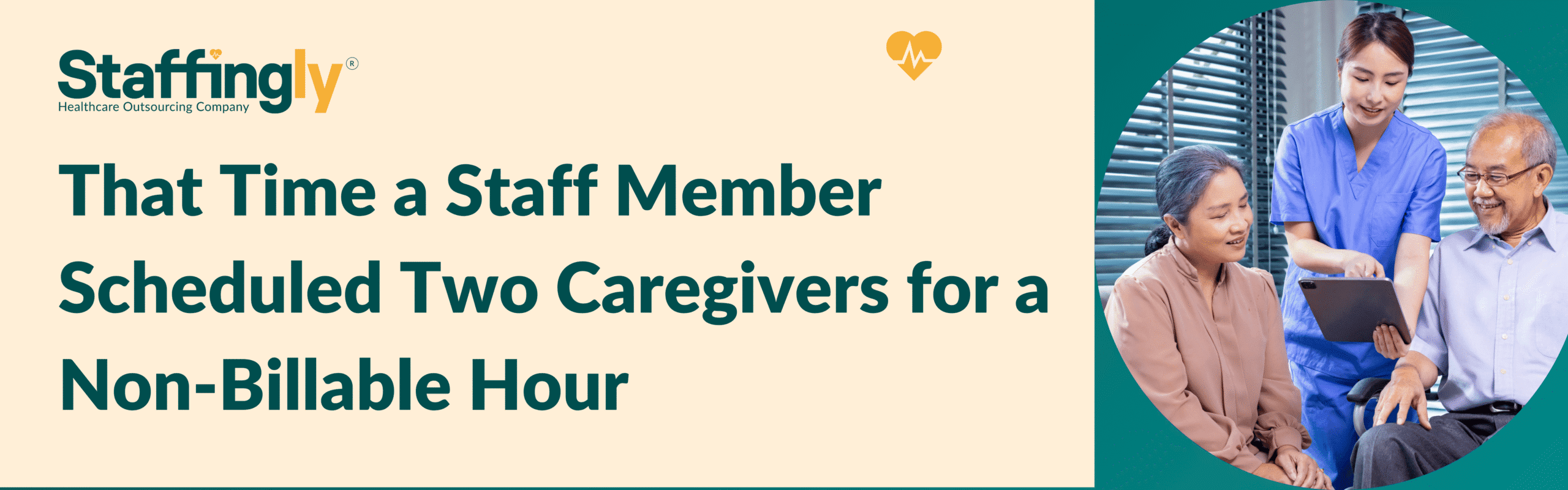 Scheduling error with two caregivers scheduled for a non-billable shift