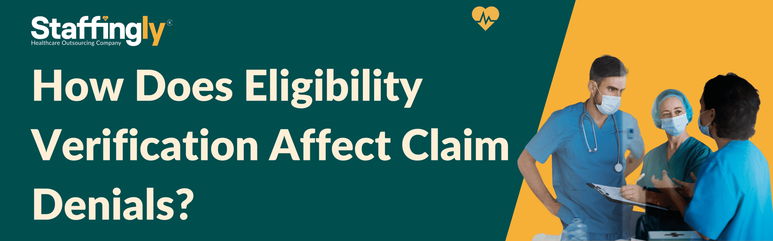 Healthcare staff verifying patient insurance eligibility at front desk