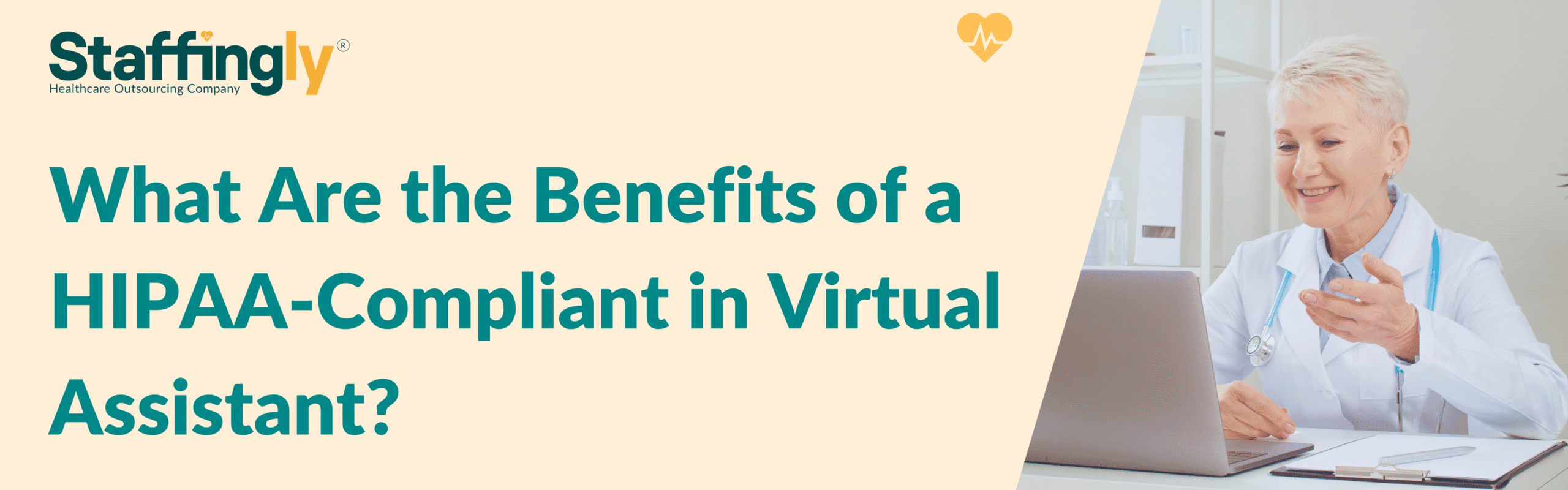 Healthcare provider using a HIPAA-compliant virtual assistant for secure patient communication and scheduling tasks.