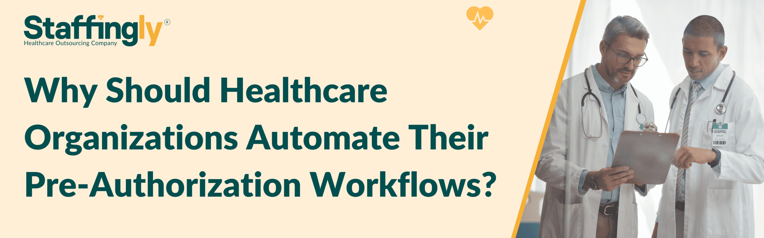 Healthcare staff using technology to automate pre-authorization process