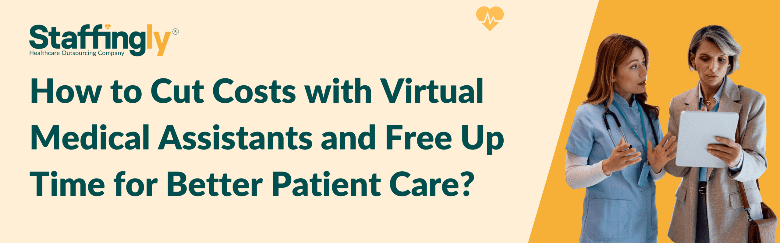 Infographic summarizing key benefits of virtual medical assistants and addressing common concerns from healthcare providers