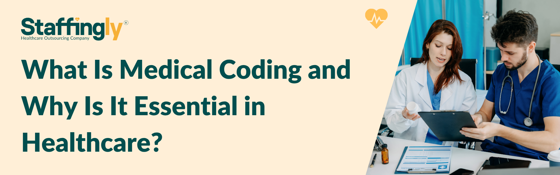 Virtual medical coder reviewing codes on a computer