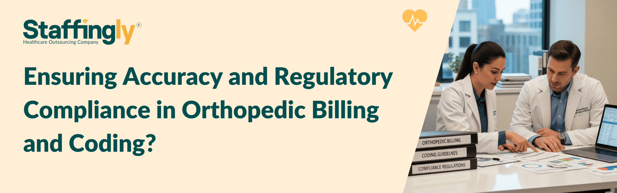 Medical billing specialist working on orthopedic patient claims