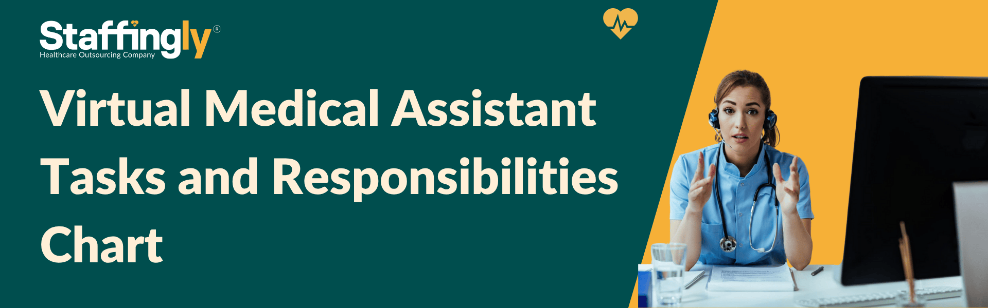 Virtual Medical Assistant Tasks and Responsibilities Chart for Healthcare