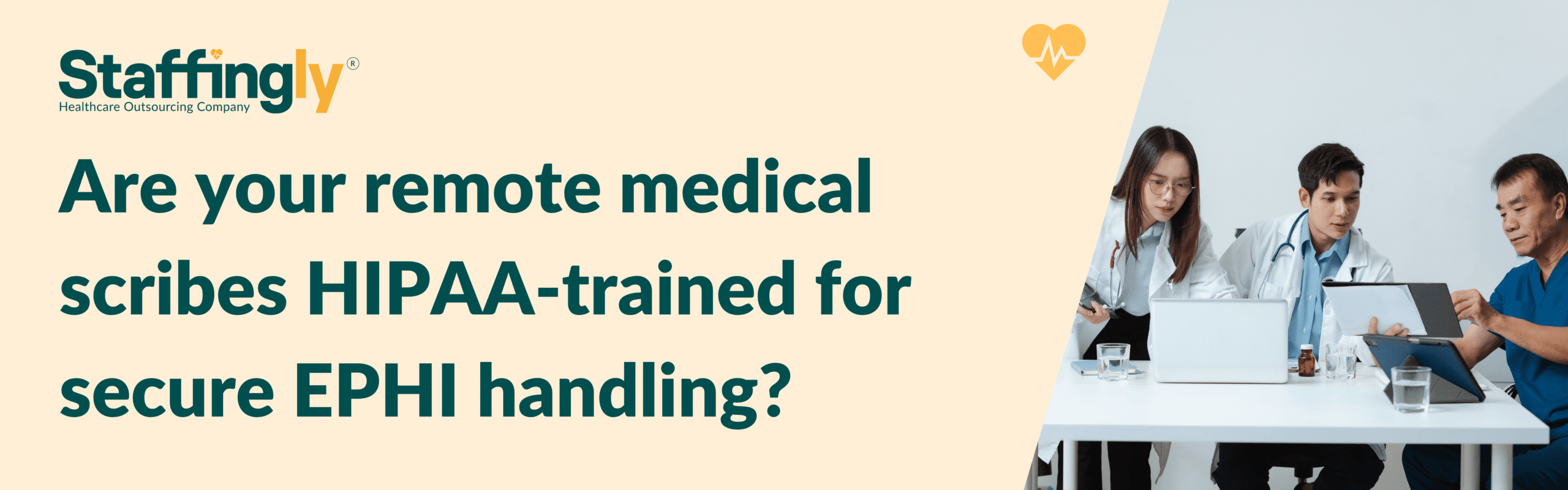 Remote medical scribe working securely on patient records