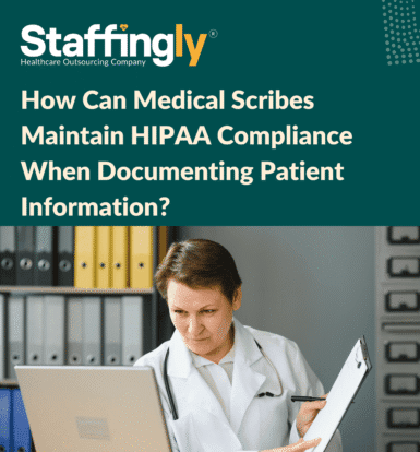 Virtual medical scribe securely documenting patient information