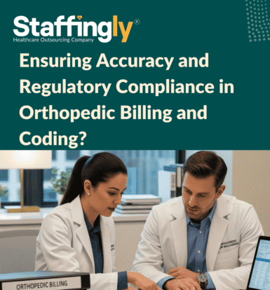 Medical billing specialist working on orthopedic patient claims