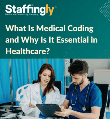 Virtual medical coder reviewing codes on a computer