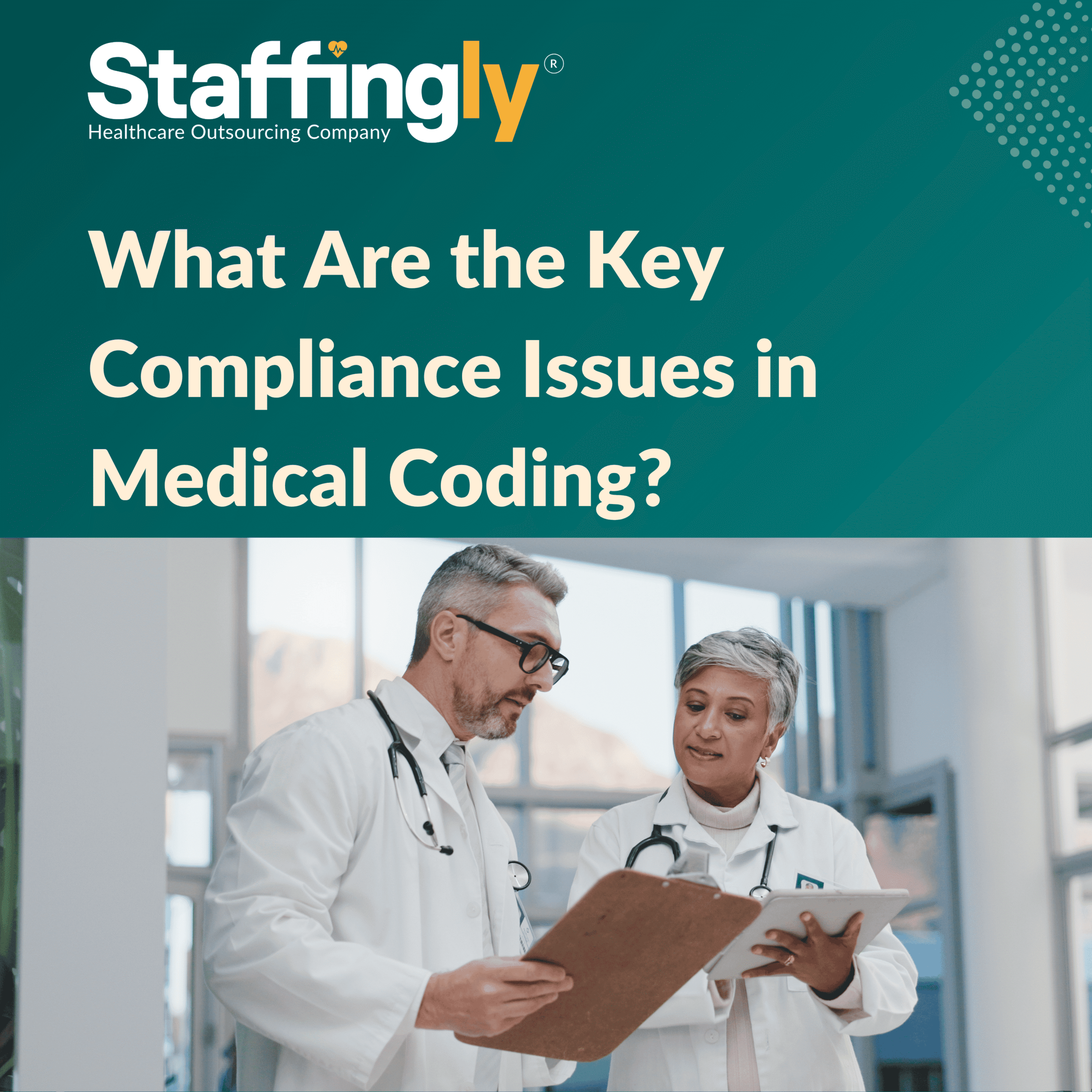 Certified medical coder reviewing patient documentation for compliance
