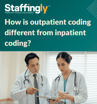 Visual breakdown of inpatient vs. outpatient coding benefits
