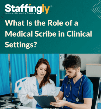 Virtual scribe documenting in real time during patient consultation