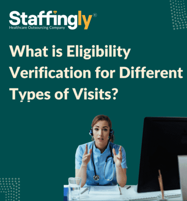 "Healthcare professional verifying patient insurance details using a digital portal for office, emergency, and surgical visits."