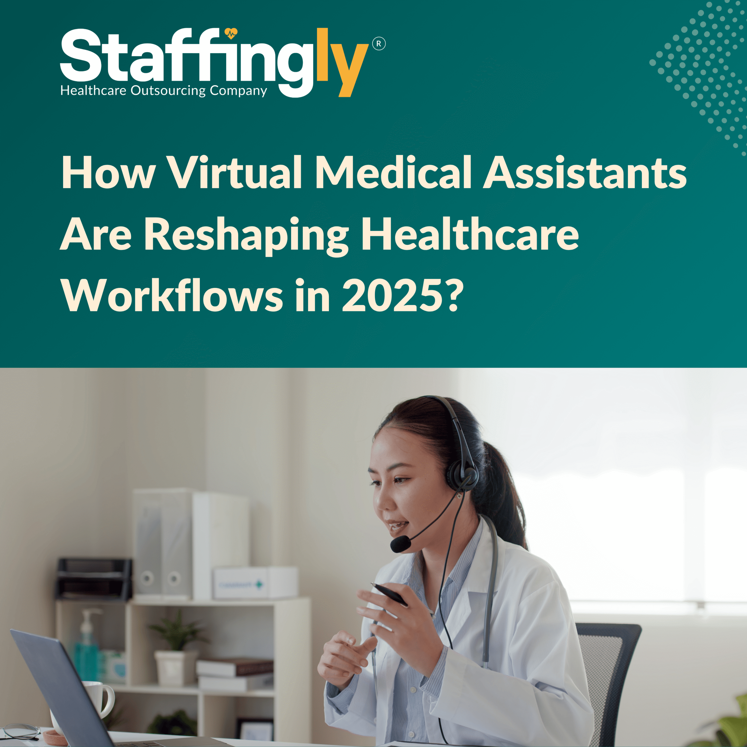Virtual medical assistant helping clinic staff with scheduling and patient communication