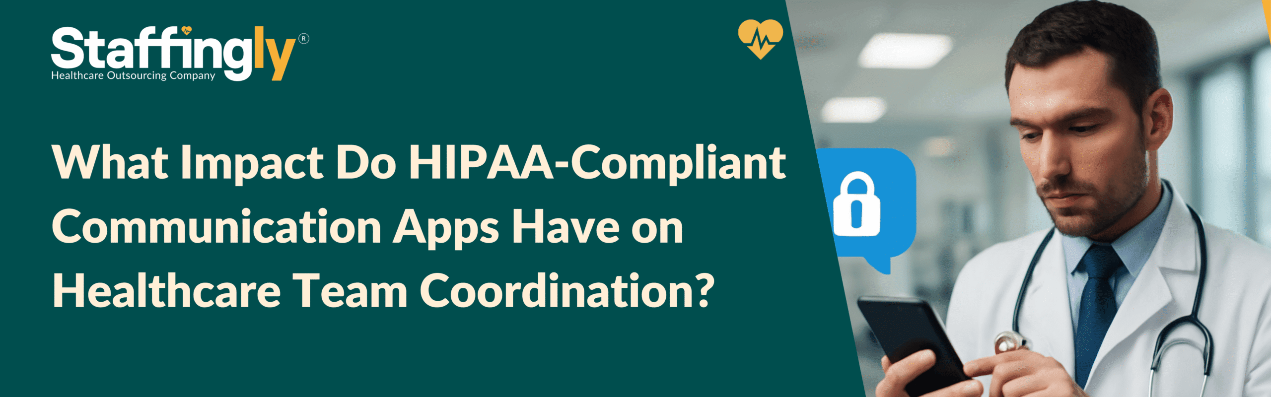 Illustration of HIPAA-compliant messaging apps for healthcare communication
