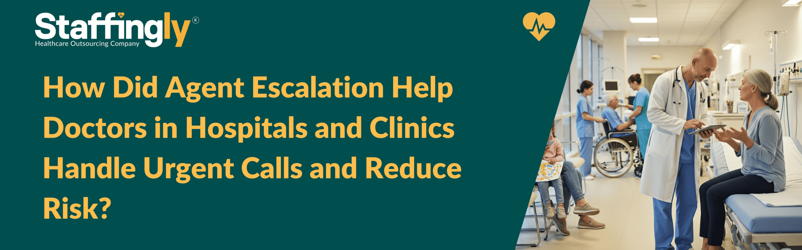 Healthcare agent escalation system routing urgent calls in hospitals.