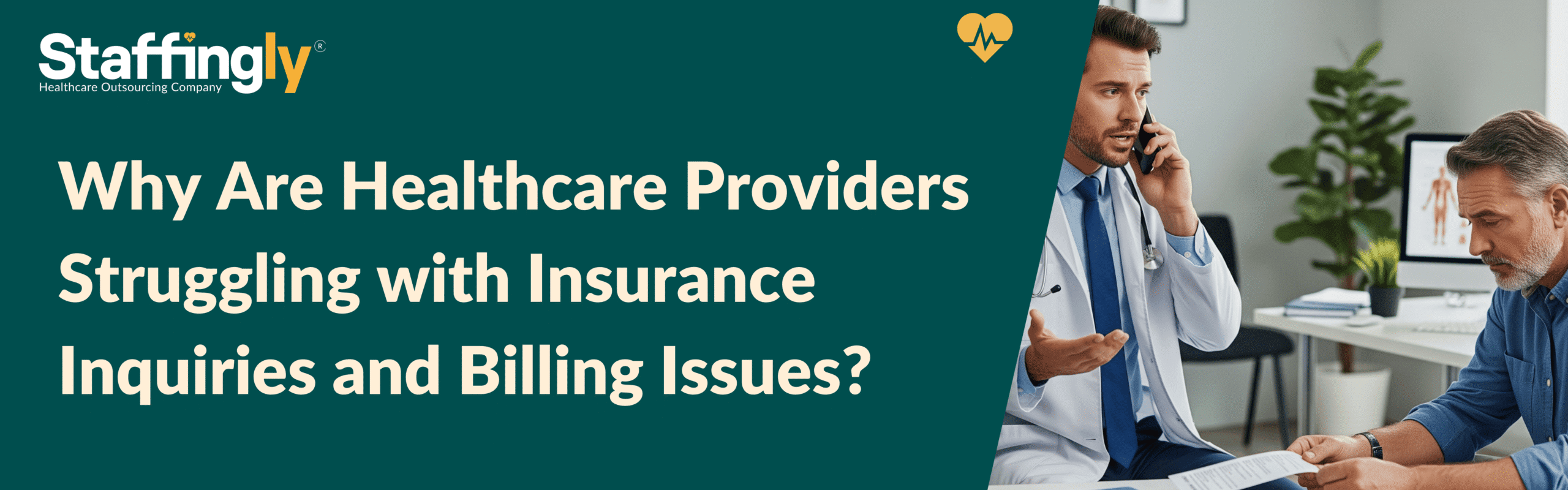 Healthcare providers managing insurance inquiries and billing issues