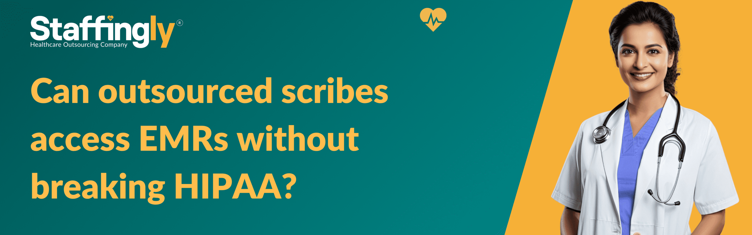 HIPAA-compliant outsourced scribes accessing EMRs securely