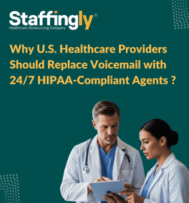 A healthcare provider using a 24/7 HIPAA-compliant agent service for better patient access.