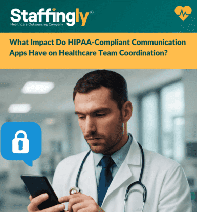 Illustration of HIPAA-compliant messaging apps for healthcare communication