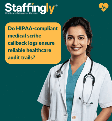 HIPAA-compliant scribe callback logs ensuring audit reliability
