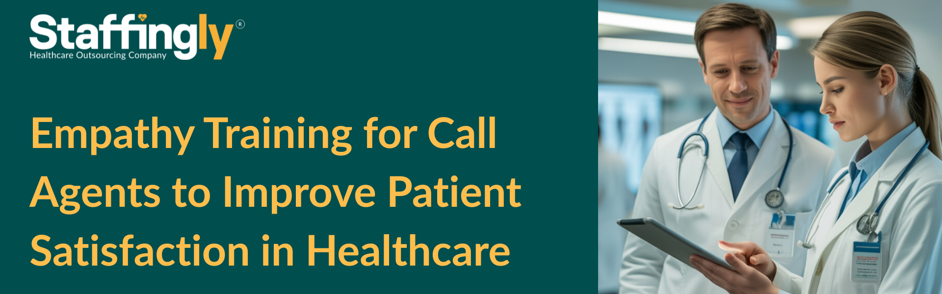 Empathy training for healthcare call agents