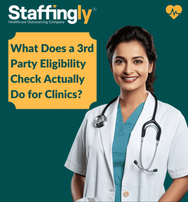 Outsourced eligibility verification for clinics