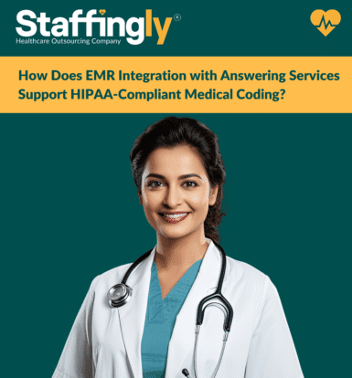EMR integration with answering services ensuring HIPAA-compliant medical coding
