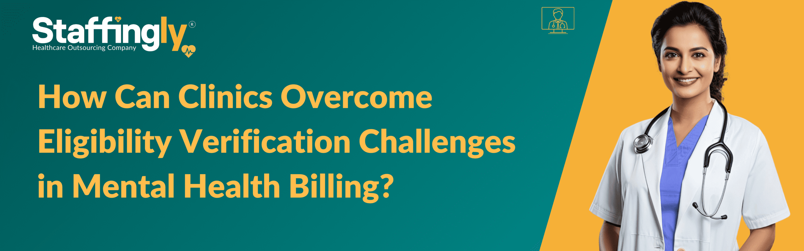 Therapist reviewing insurance eligibility on EMR screen