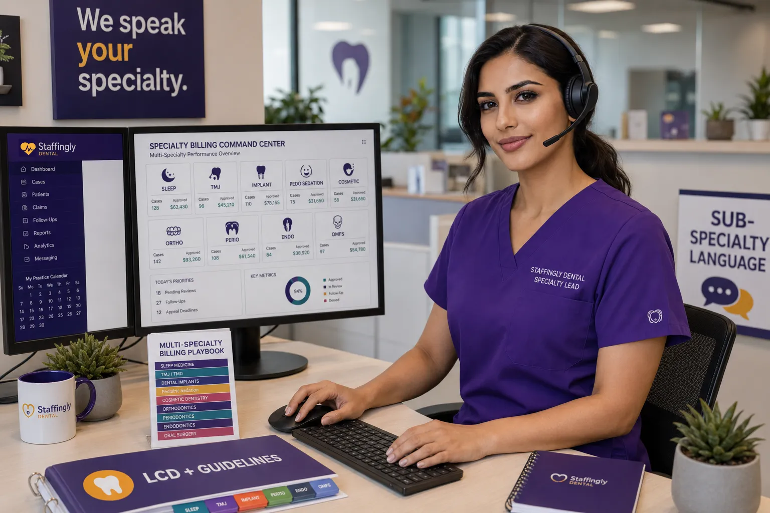 Dental specialty billing services