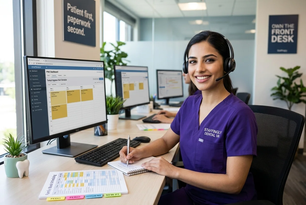 Dental virtual assistant services hub