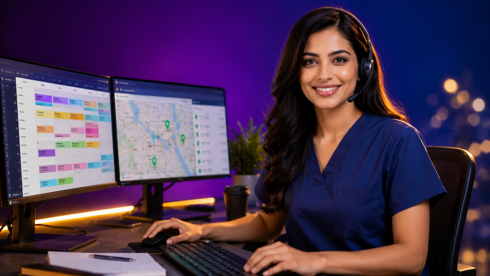 Staffingly home care clinical documentation support specialist at work