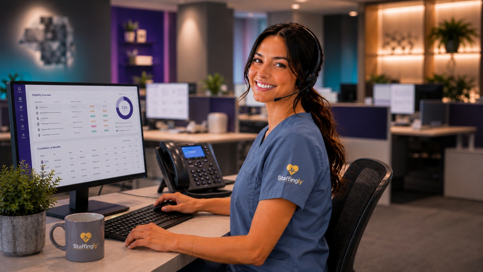 Dual-eligible D-SNP and COB billing outsourcing - Staffingly HIPAA-trained crossover and QMB compliance team