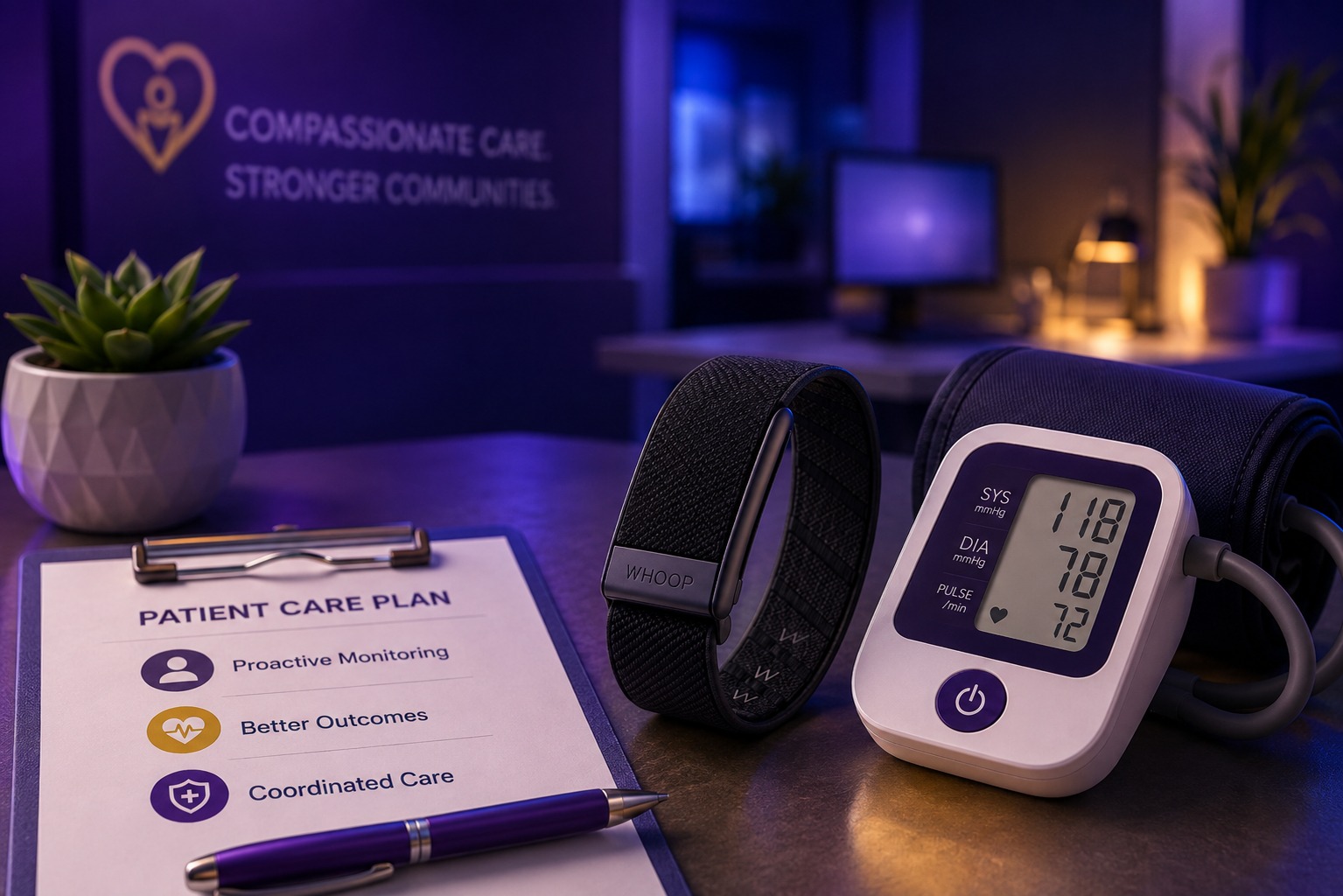 WHOOP Connected Care and Medicare eligibility for practices